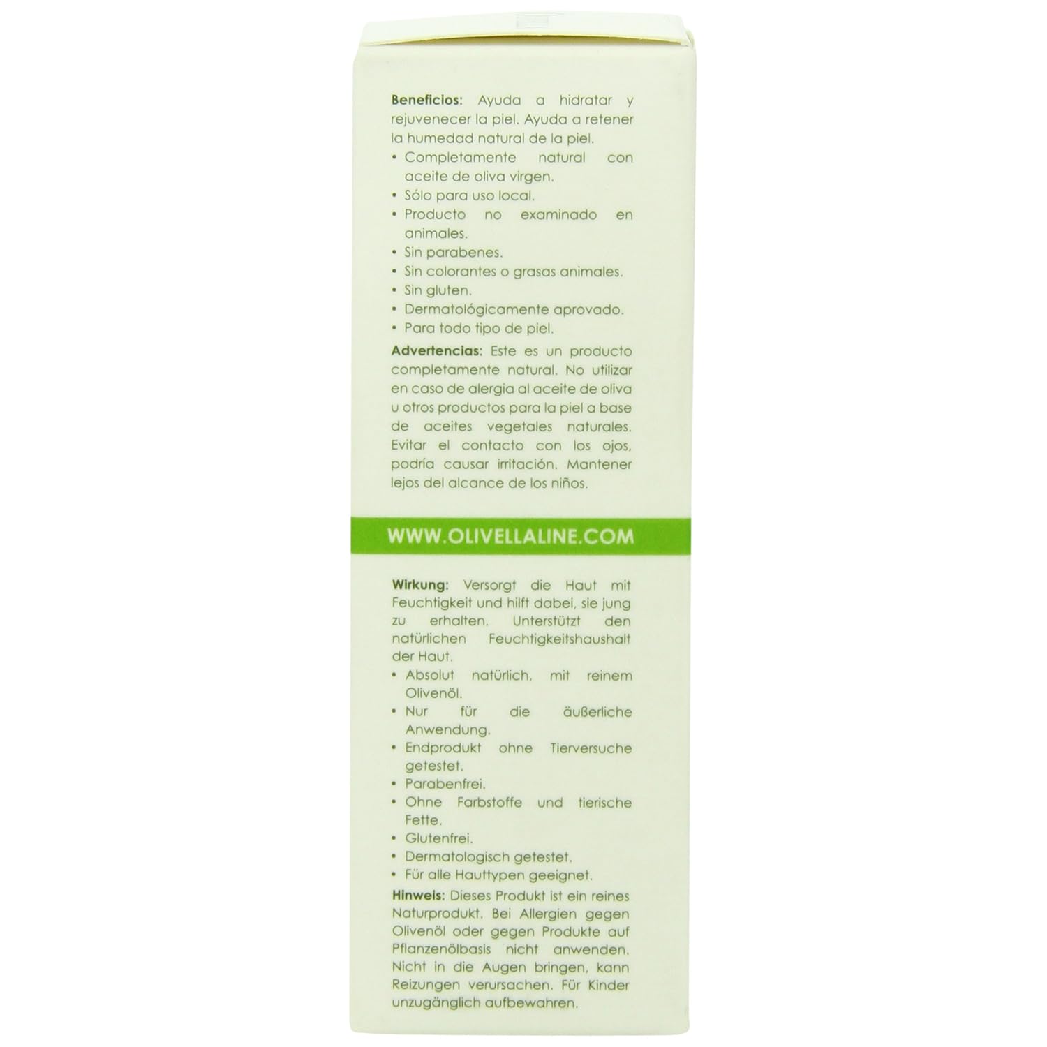 Olivella Olivella All Natural Virgin Olive Oil Moisturizer, For All Skin Types, 1.69 Oz, 1.69 Oz