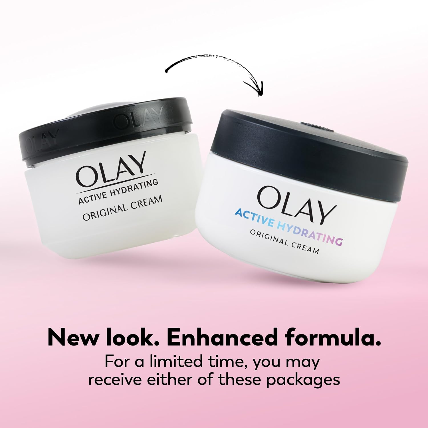 Olay Active Hydrating Cream Face Moisturizer, 1.9 Fl Oz