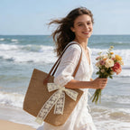 Straw Beach Tote Bag For Women: 2026 Large Woven Handbag With Zipper, Perfect For Vacation, Travel And Summer Pool