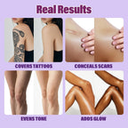 Tattoo Cover Up Makeup Waterproof, Leg And Body Makeup, Long Lasting Body Foundation For Flawless Looking, Easy Application, Natural Radiance (1 Pc)