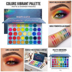 Bestland 39 Color Rainbow Eyeshadow Palette - Professional Makeup Matte Metallic Shimmer Eye Shadow Palettes - Ultra Pigmented Powder Bright Vibrant Colors Shades Cosmetics Set