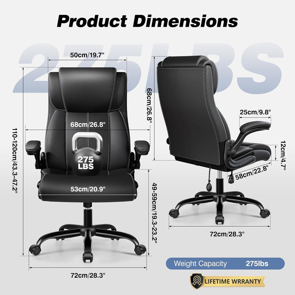 Ergonomic Office Chair, Desk Chair With Adjustable Lumbar Support
