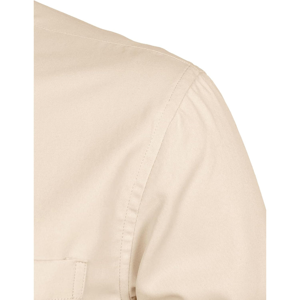 Zeroyaa Men'S Long Sleeve Dress Shirt Solid Slim Fit Casual Business Formal Button Up Shirts With Pocket