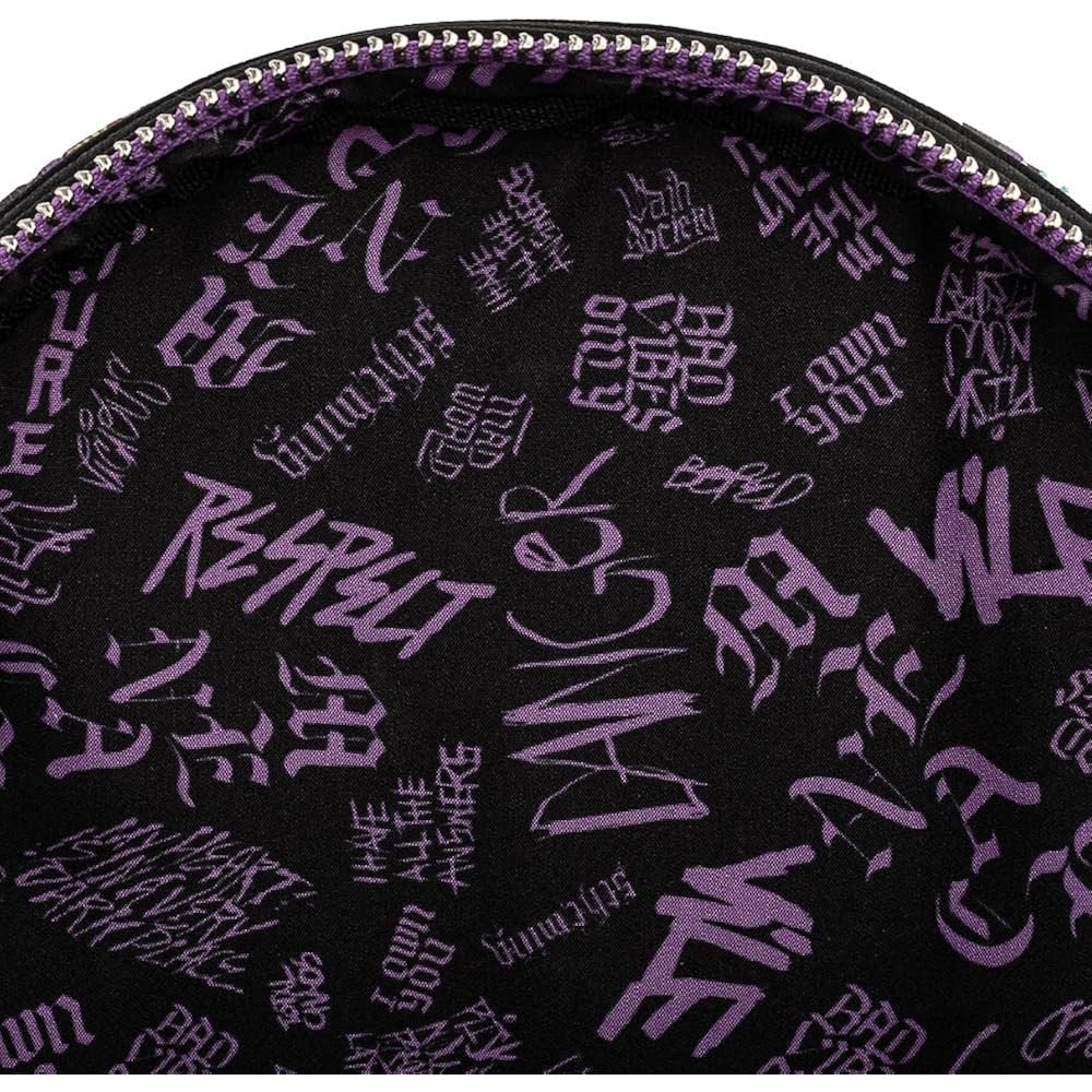 Loungefly Disney Villains Books Womens Double Strap Shoulder Bag Purse, One Size, Multi