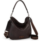 Wrangler Hobo Bags Crossbody Bag For Women Shoulder Purse Handbags With Adjustable Strap