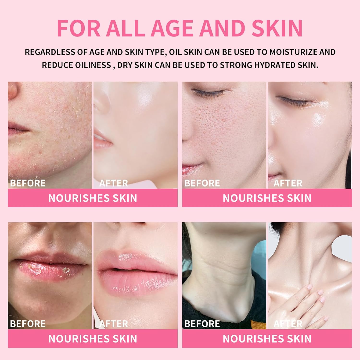 Kimuse Hydrating Multi Balm Stick, All-In-One Hydrating Lip Balm Eye Cream Neck Cream Make Up Base, Reduce Wrinkle & Moisturizing Moisturizer For Face Skin Care