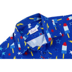 Men'S Hawaiian Shirt Short Sleeve Printed Button Down Beach Shirts