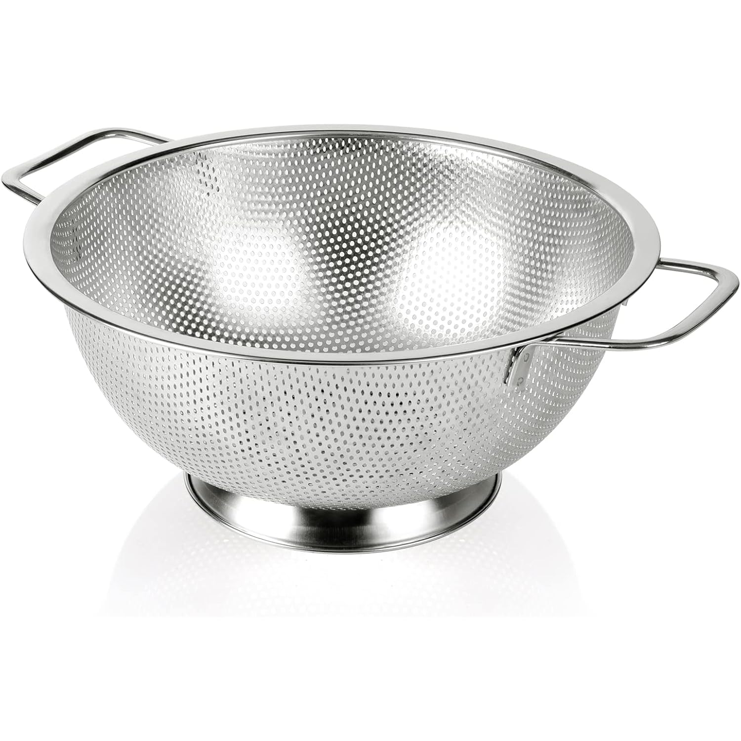 Gulex Colander Stainless Steel 3-Quart, Strainer Kitchen, Dishwasher Safe