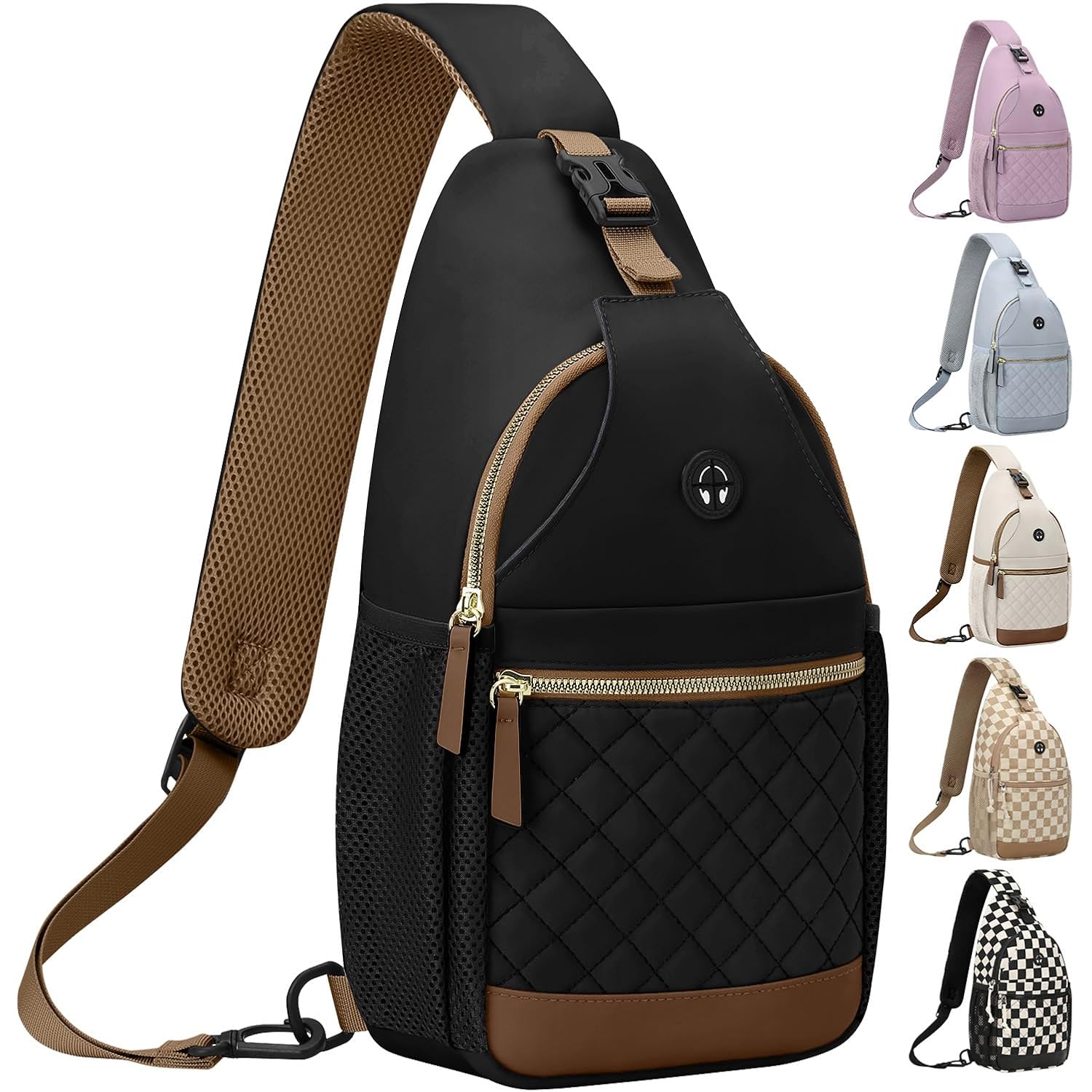 Small Crossbody Purses Bags For Women Men Travel, Chest Sling Bag Women Casual Cross Body Bag For Woman Sling Backpack