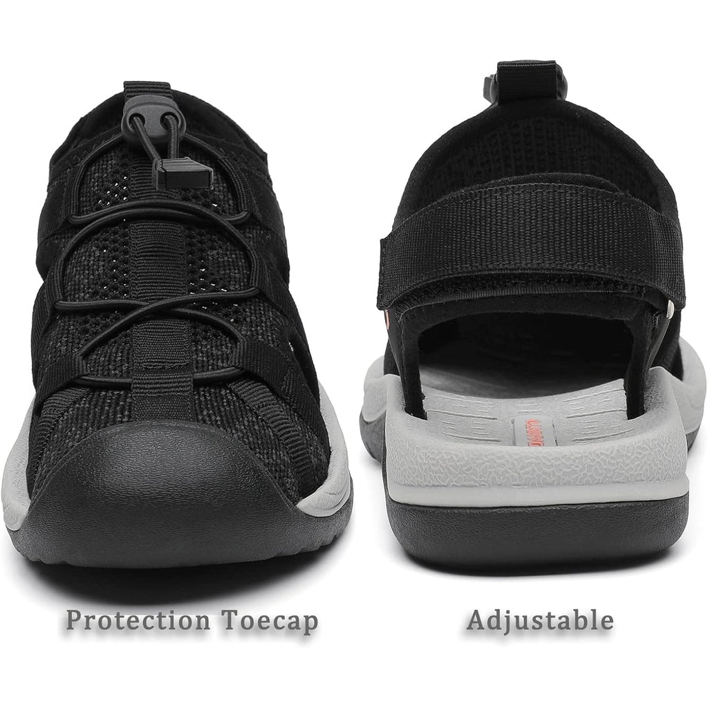 Dannto Women'S Sport Sandals Close Toe Mesh Hiking Outdoor Athletic Casual Walking Sandals Water Shoes