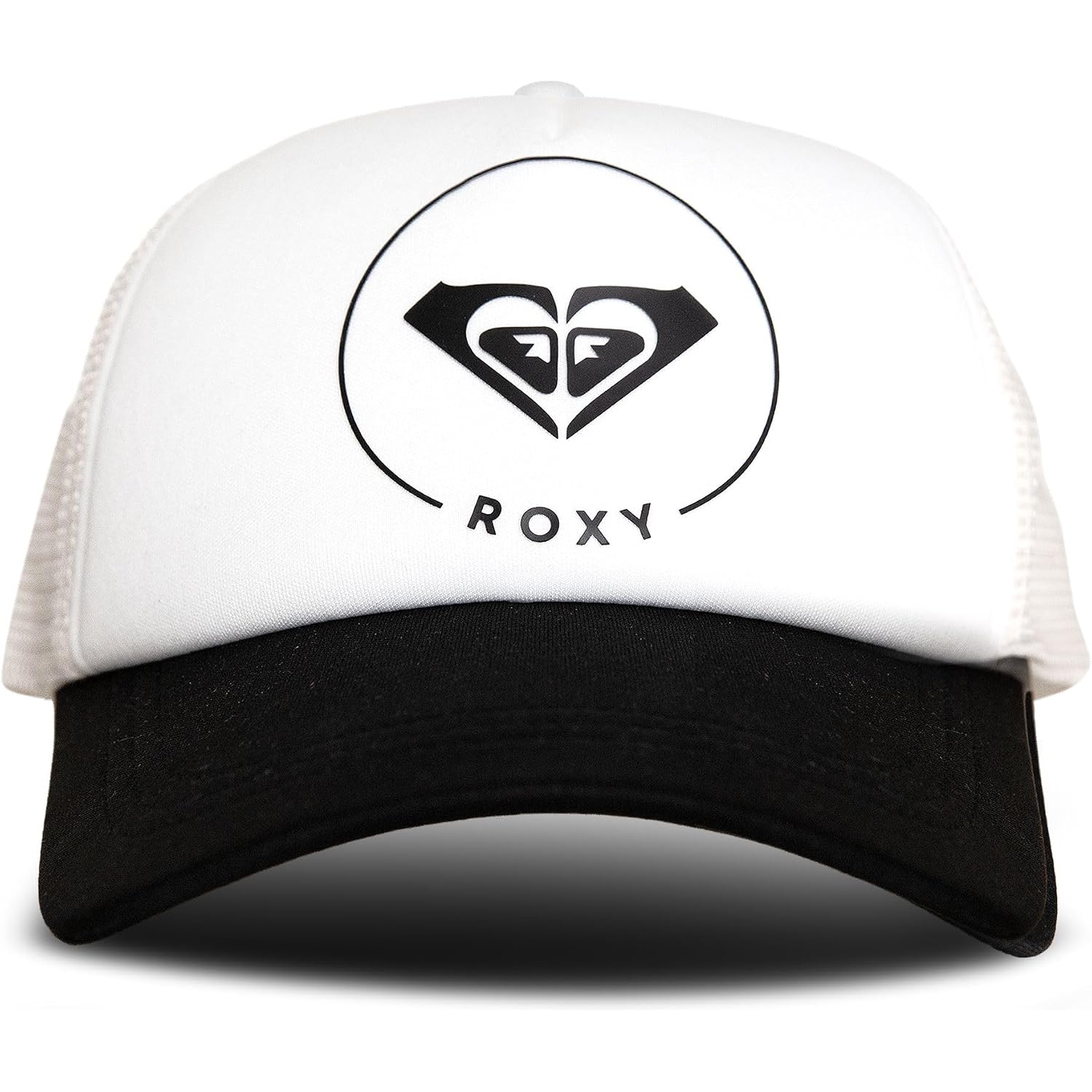 Roxy Women's Truckin Trucker Hat – Adjustable Summer Cap, Lightweight and Breathable with Mesh Back Cloud Dancer