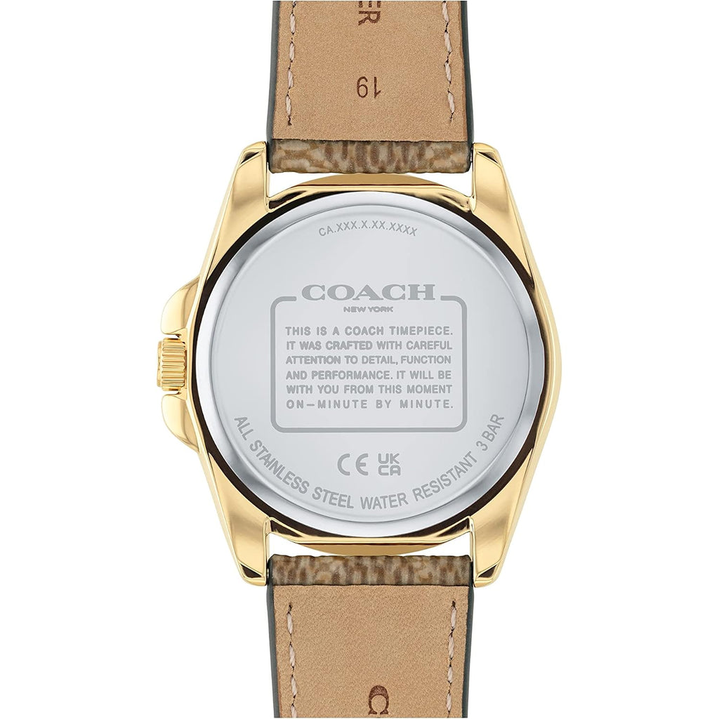 Coach Greyson Women'S Watch | Enhancing Elegance For Every Event | Water Resistant