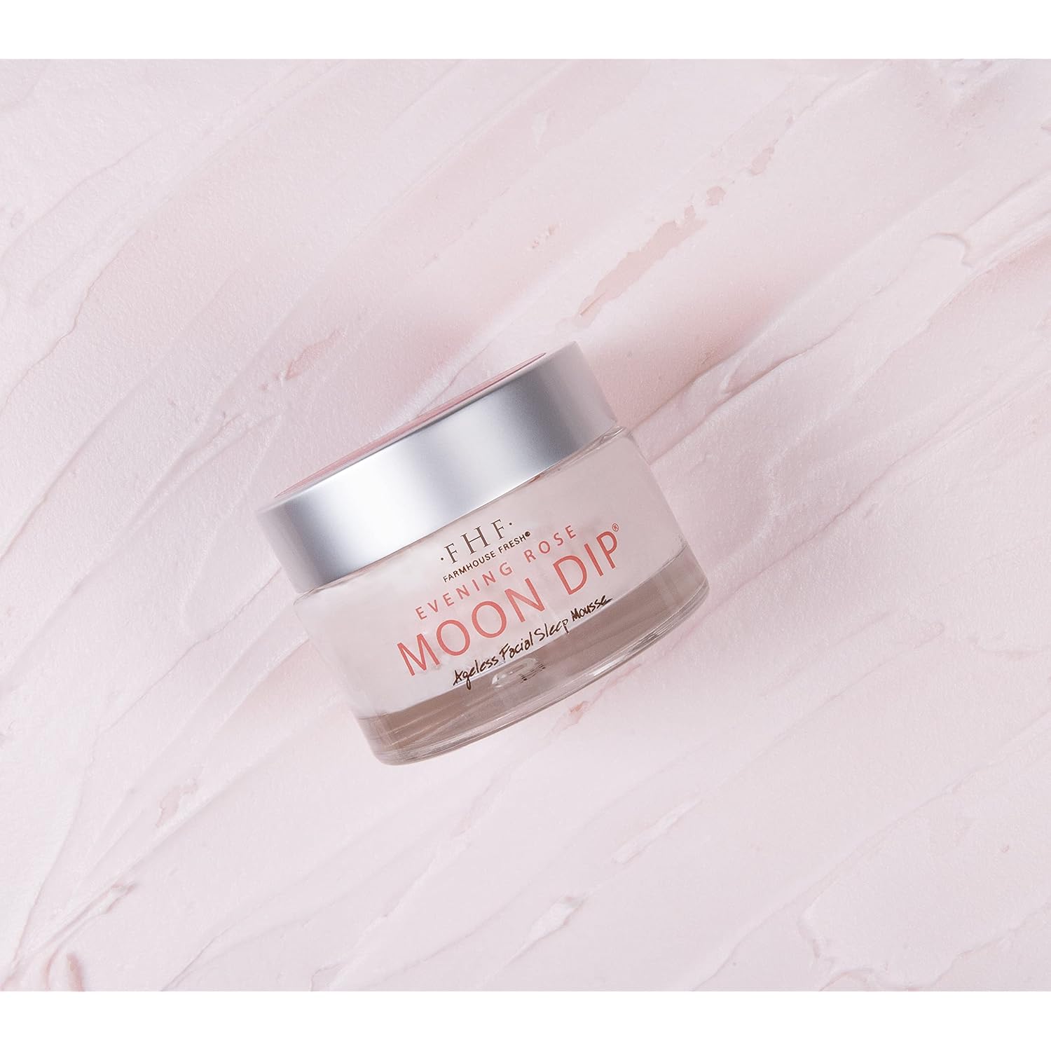 Farmhouse Fresh Evening Rose Moon Dip – Retinol Night Cream With Peptides & Vitamin C – 1.7 Fl Oz