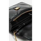 Tory Burch Women's Kira Diamond Quilt Mini Top Handle Chain Crossbody Bag