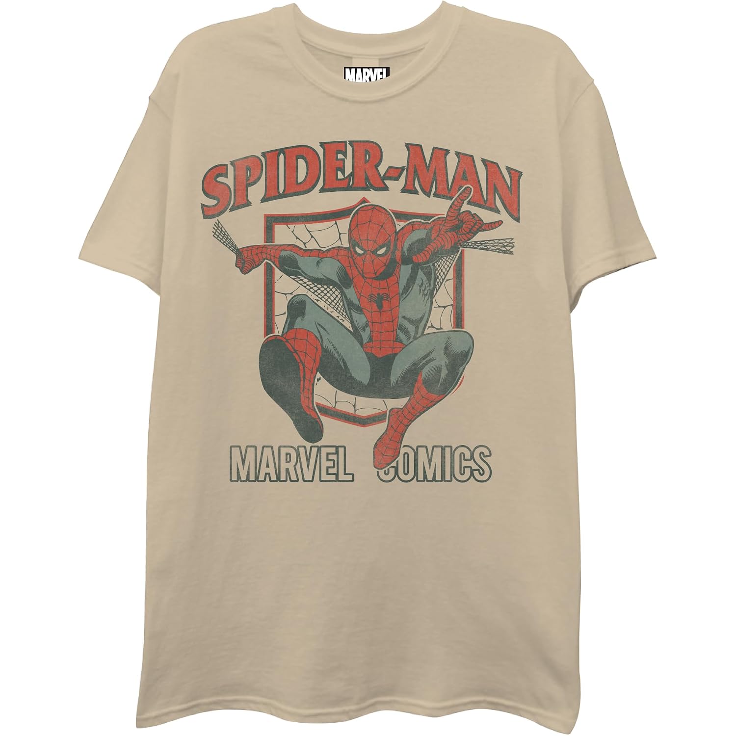 Marvel Men'S Marvel Comics Spider-Man Swinging Short Sleeve T-Shirt