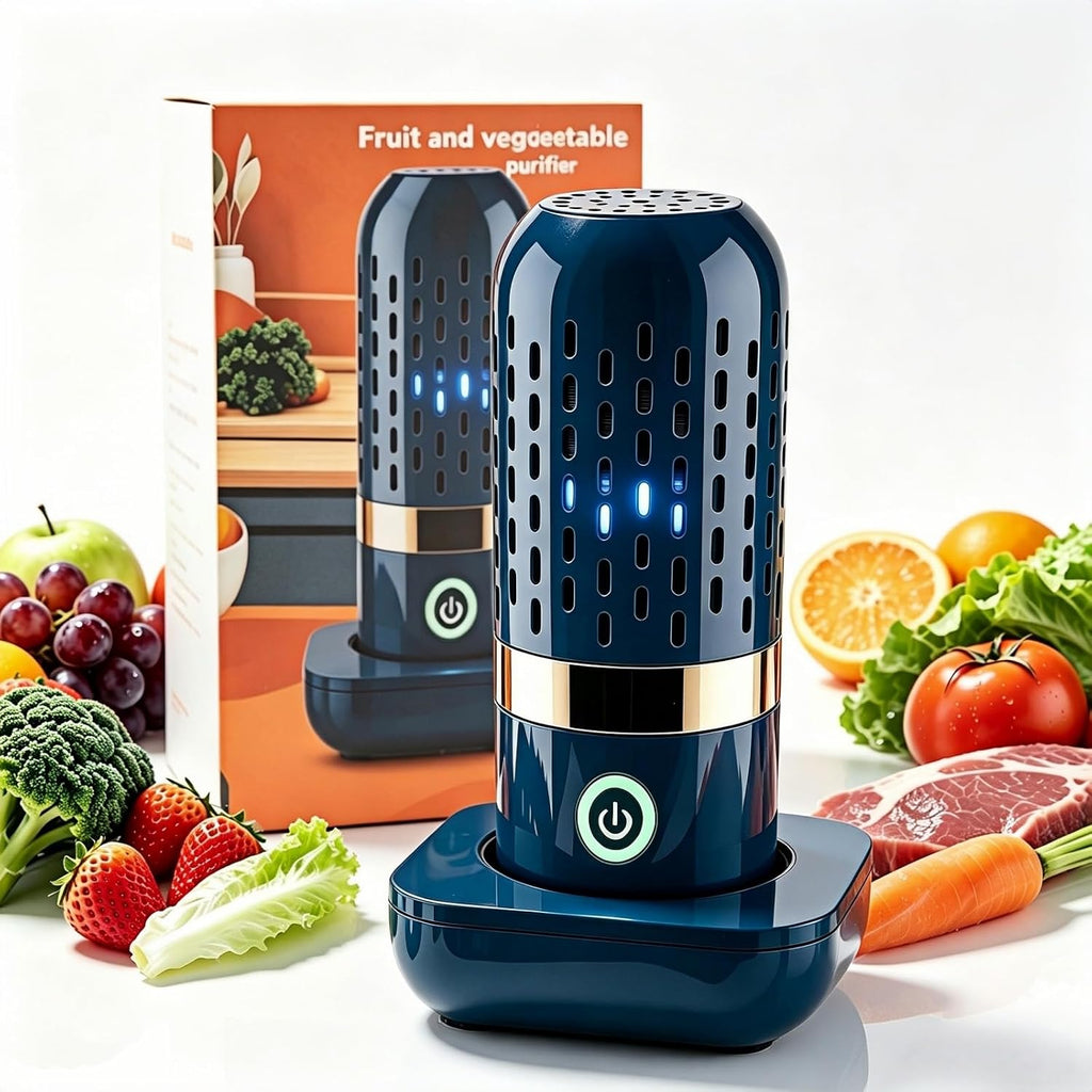2026 New Produce Cleaner & Vegetable Cleaner With Oh-Ion Technology | Wireless Rechargeable Food Washer For Fruits Veggies Rice Meat Seafood Waterproof 10-Min Automatic Cleaning For Kitchen