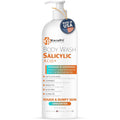 Kerapil Exfoliating Body Wash With Salicylic Acid, Unscented, 16 Fl Oz | Gentle Exfoliates Rough And Bumpy Skin, Kp And Acne Treatment, Bha & Aha, Made In Usa