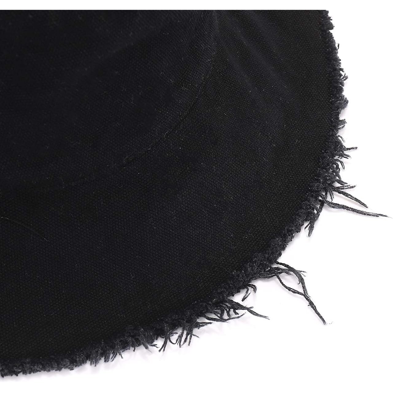 Sun Hats for Women Summer Casual Wide Brim Cotton Bucket Hat Beach Vacation Travel Accessories Black