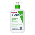 Cerave Hydrating Facial Cleanser, Moisturizing Face Wash For Dry Skin, Hyaluronic Acid + Ceramides + Glycerin, Hydrating Cleanser For Normal To Dry Skin, National Eczema Association Certified, 16 Oz