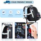 Toddler Backpack For Boys Girls 2-4, 12" H Kids Backpacks For Kindergarten Preschool, Small Bookbag For Daycare Travel (Black, 12''- Not Fit A4 Folder)