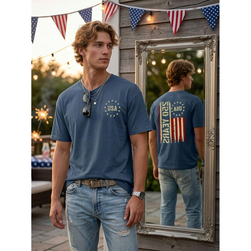 250 Anniversary Usa Shirt Mens American Flag Tshirt 250Th America Anniversary Tee 250 Years Patriotic Tops