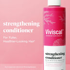 Viviscal Hair Strengthening Conditioner, 8.45 Fl Oz | Strengthens And Reduces Breakage, With Biotin, With Keratin, With Marine Extracts, For Fuller, Healthier Hair
