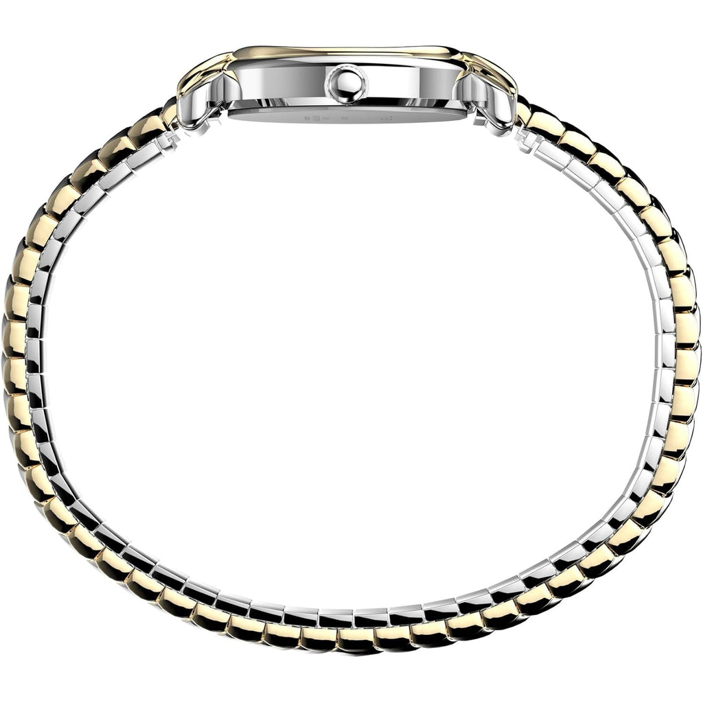 Timex Women's T21854 Pleasant Street Two-Tone Stainless Steel Expansion Band Watch