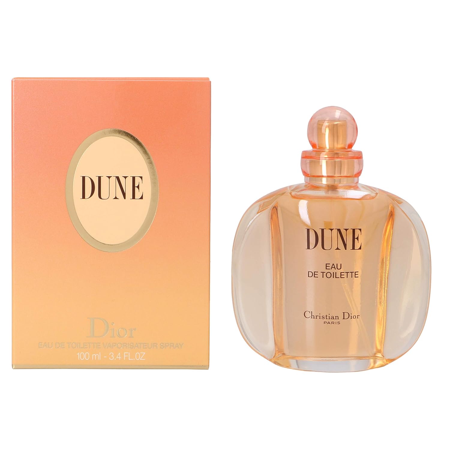 Dune By Christian Dior For Women. Eau De Toilette Spray 3.4 Ounces