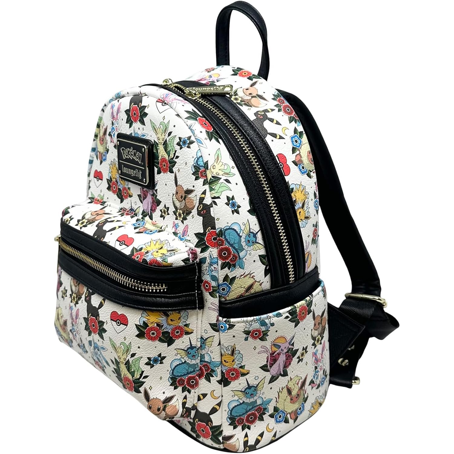 Loungefly Pokemon Eeveelutions Tattoos Print Womens Shoulder Bag Handbag Purse