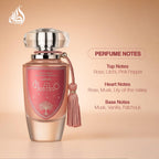 Lattafa Mohra Silky Rose for Women Eau de Parfum Spray, 3.4 Ounce / 100 ml