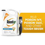 Roundup Poison Ivy Plus Tough Brush Killer₂ With Comfort Wand, Visible Results In Hours, 1 Gal.