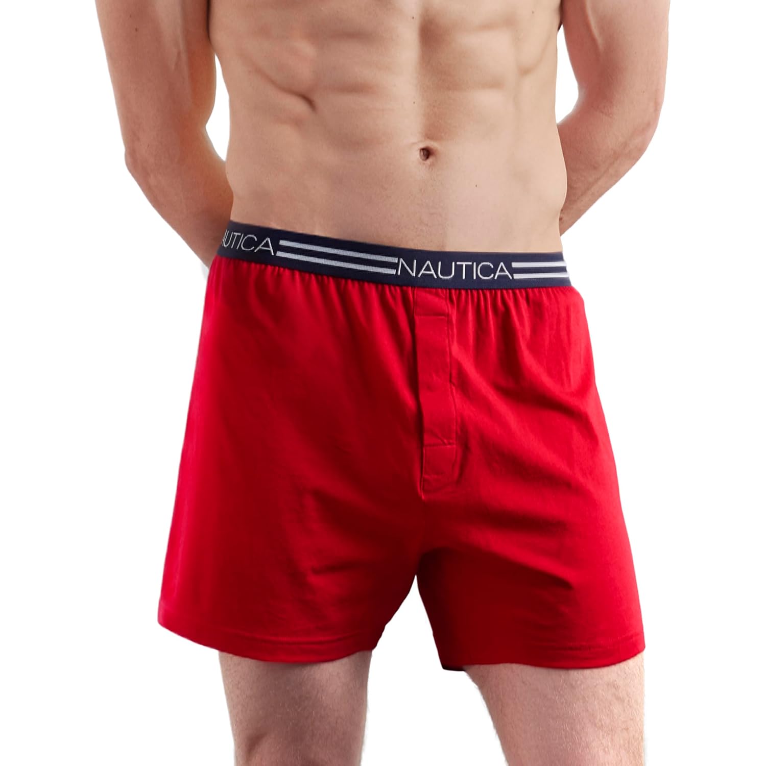 Nautica Men'S Classic Cotton Loose Knit Boxer