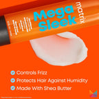 Matrix Mega Sleek Conditioner - Smoothing and Detangling, For Dry, Damaged & Frizzy Hair, Salon Professional Conditioner, With Shea Butter, Vegan