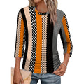 Wiholl Womens 3/4 Length Sleeve Tops Crewneck Ruched Summer Shirts 2026 Business Casual Outfits Blouses Spring Clothes