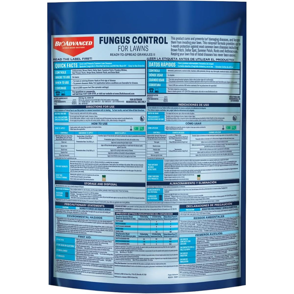 Bioadvanced Fungus Control For Lawns, Granules, 10 Lb, Fungicide For Lawns