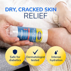 Dr. Scholl's Severe Cracked Heel Repair Restoring Balm 2.5oz, with 25% Urea for Dry, Cracked Feet, Heals and Moisturizes for Healthy Feet