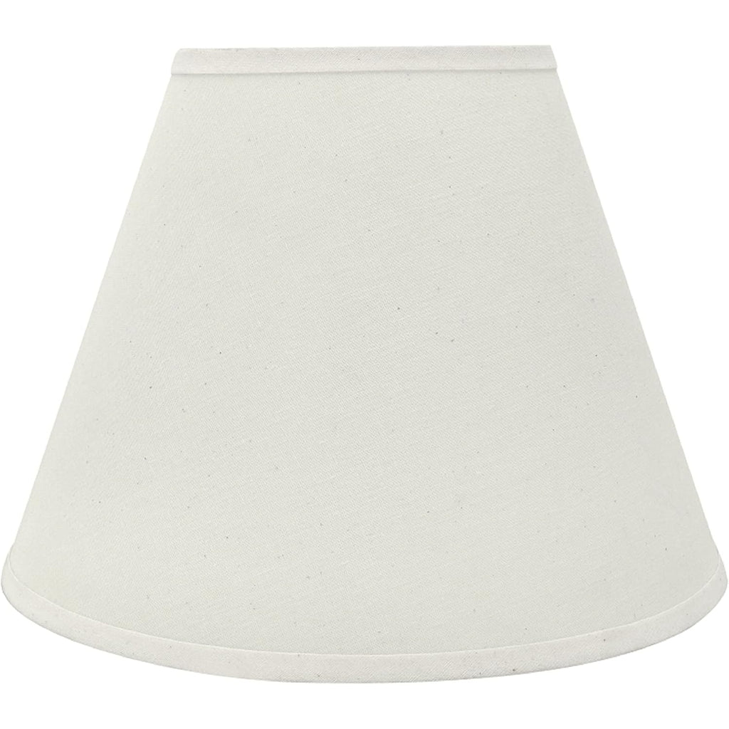Aspen Creative 32197A Transitional Empire Shape Spider Construction Lamp Shade In Frost, 6" Top X 12" Bottom X 9" Slant Height
