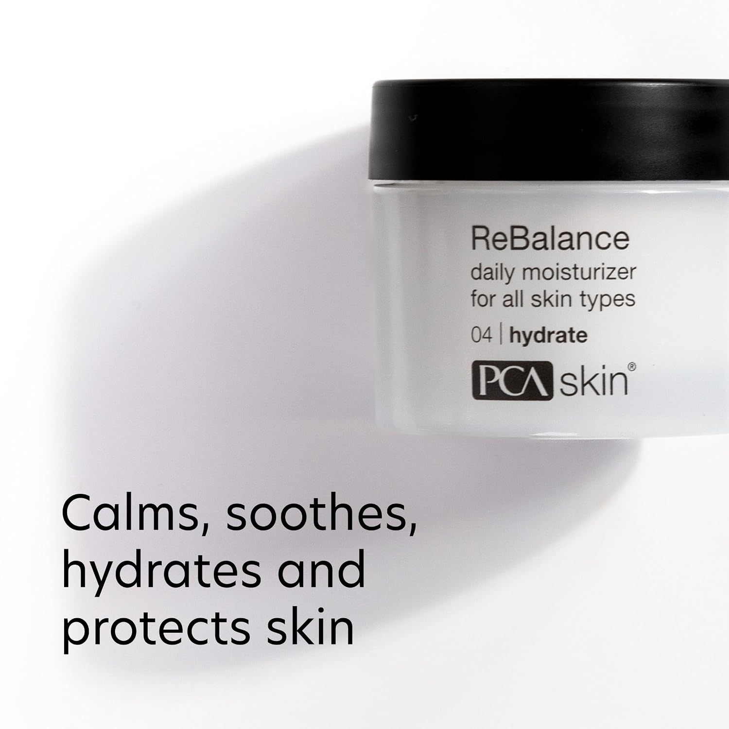 Pca Skin Rebalance Sensitive Moisturizer For Face - Rebalance Daily Face Moisturizer, Creamy, 1.7 Fl Oz Jar