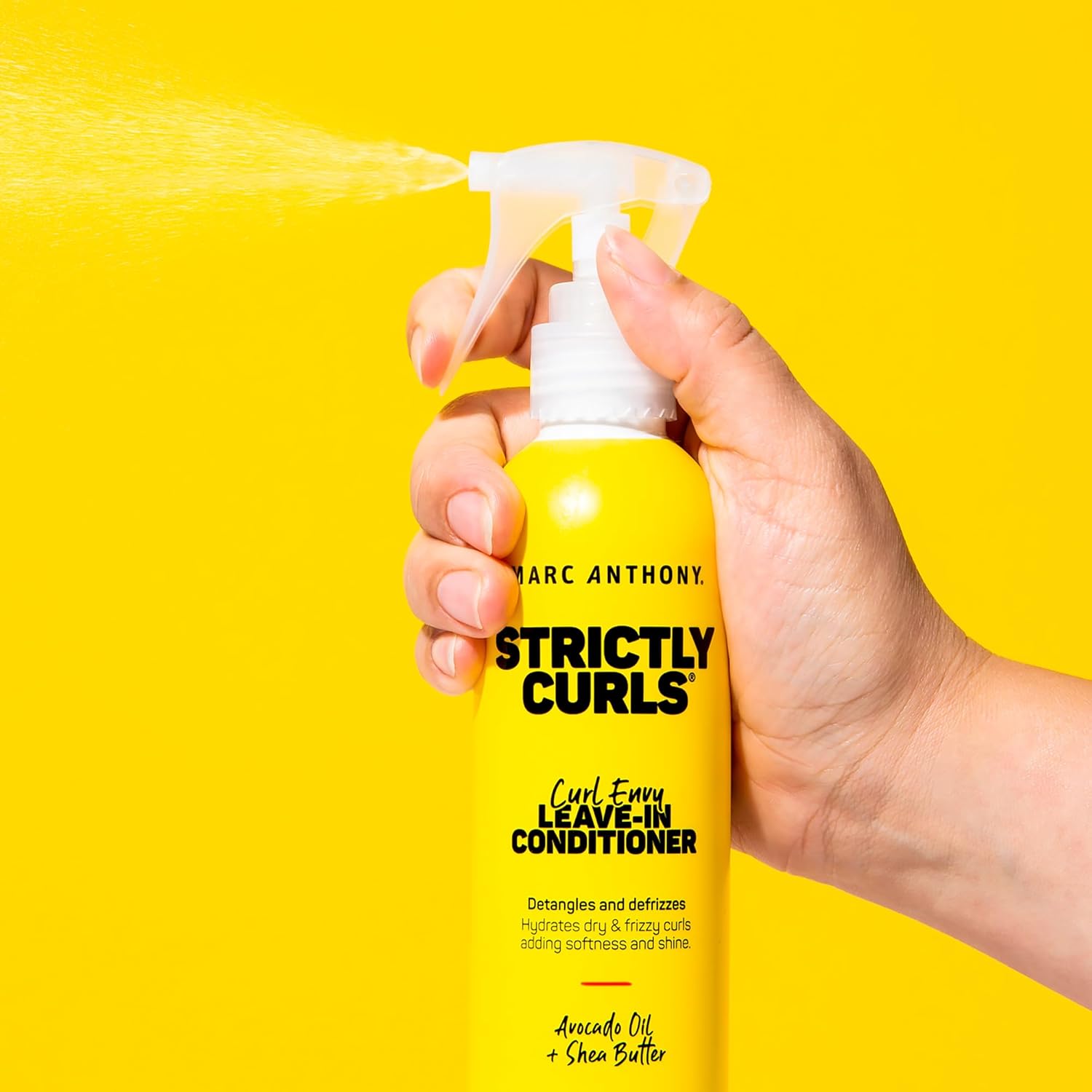 Marc Anthony Leave-In Hair Conditioner for Curly Hair, Strictly Curls - Curl Defining & Deep Conditioning Detangler Moisturizer Hydrates Dry & Frizzy Curls - Hair Styling Product Reduces Frizz