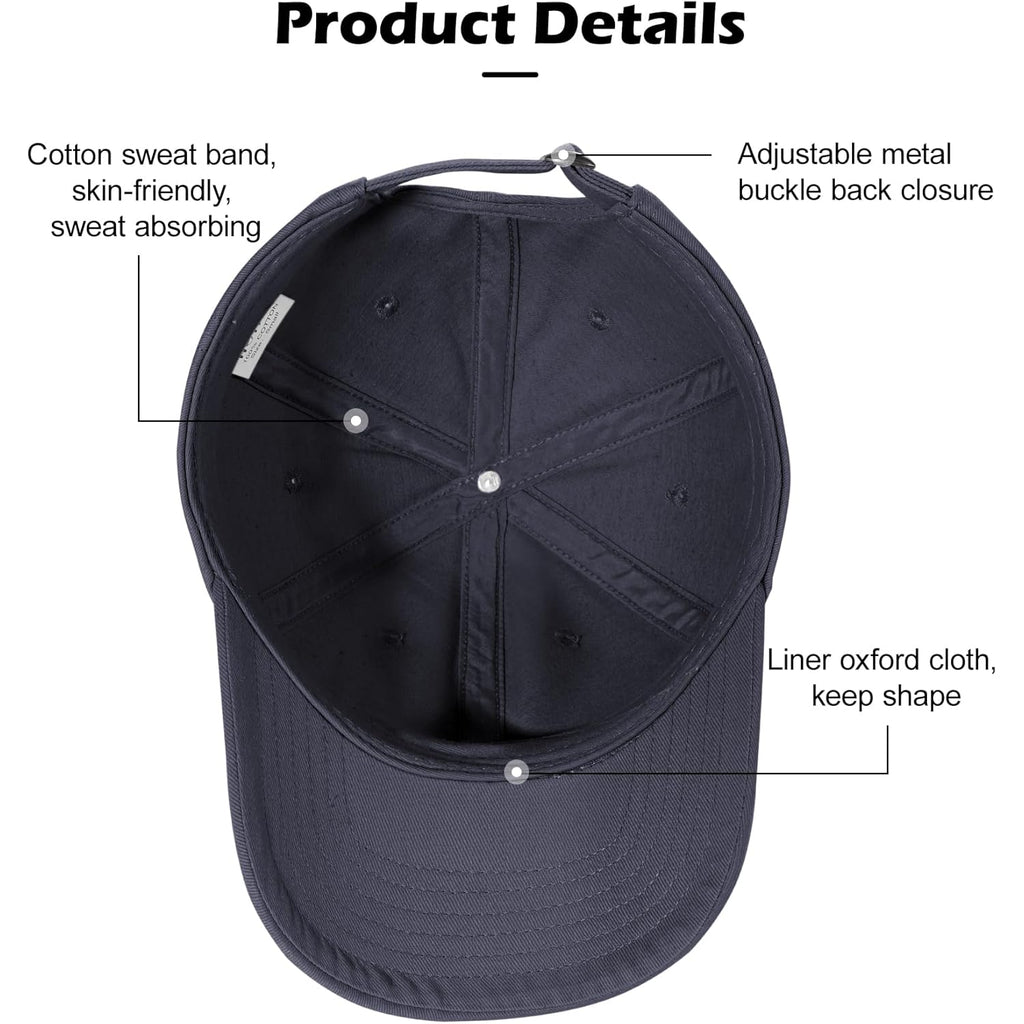 LiuSuper Hats for Small Heads Men, Petite Baseball Caps for Women, XXS Adjustable Trucker Hat Dad Hat(21.3"-22.8", 54cm-58cm)