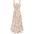 Grace Karin Women'S 2026 Summer Floral Boho Dress Square Neck Strapped Swing A Line Sundress Beach Long Maxi Outfits