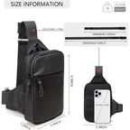 Mini Sling Bag For Men Women, Small Crossbody Casual Utility Chest Phone Bag For Travel Workout