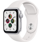 Apple Watch Se (Gps, 40Mm) - Silver Aluminum Case With White Sport Band (Renewed)