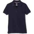 French Toast Women'S Juniors' Short Sleeve Stretch Pique Polo Shirt