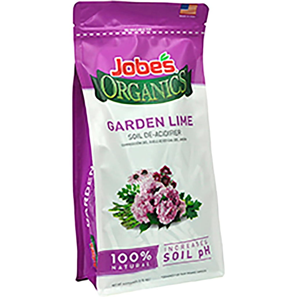 Jobe'S Organics Garden Lime, Lime Powder Soil Amendment For Lawns, Plants, And Gardens, 6 Lbs Bag