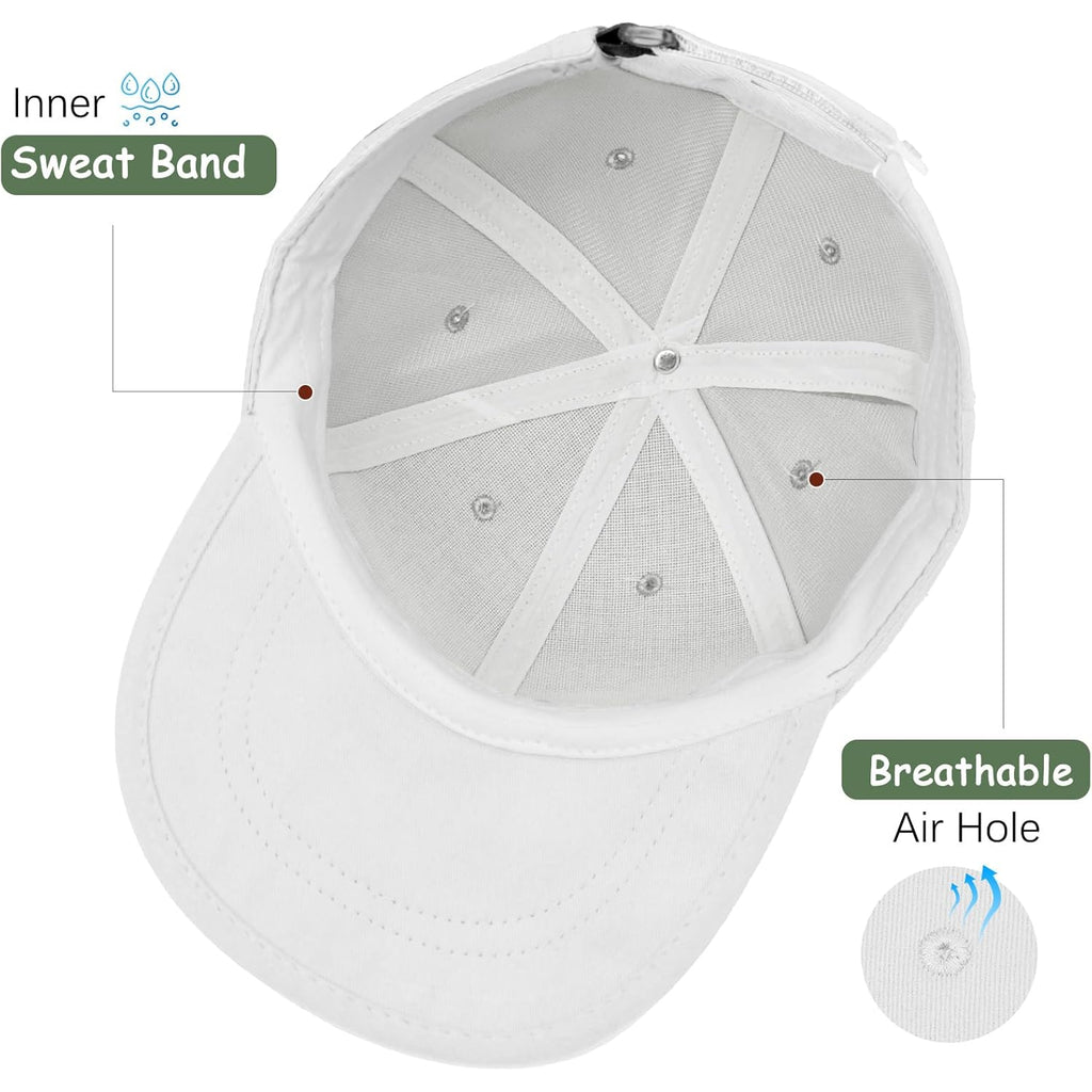ZOORON Baseball Cap Golf Dad Hat Soft Brim Original Classic Low Profile Cotton Hat Plain Cap Men Women
