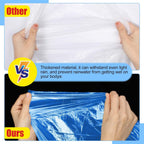 150 Pack Of Adult Rain Ponchos With Hood, Disposable Rain Ponchos, Plastic Raincoat Poncho For Adult Homeless