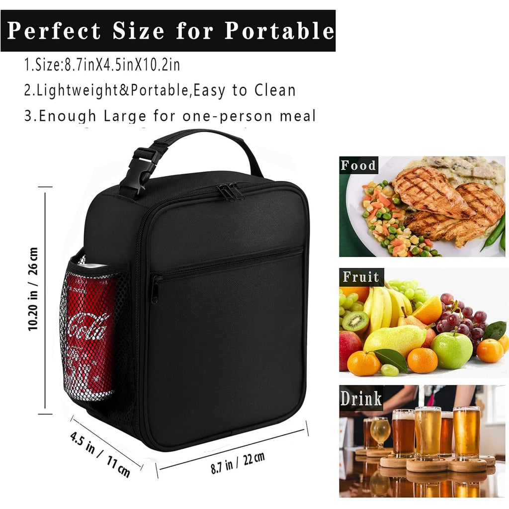 ZM-YOUTOO Lunch Box for Men - Reusable Lunch Bag Men Adult Women- Insulated Small LunchBox