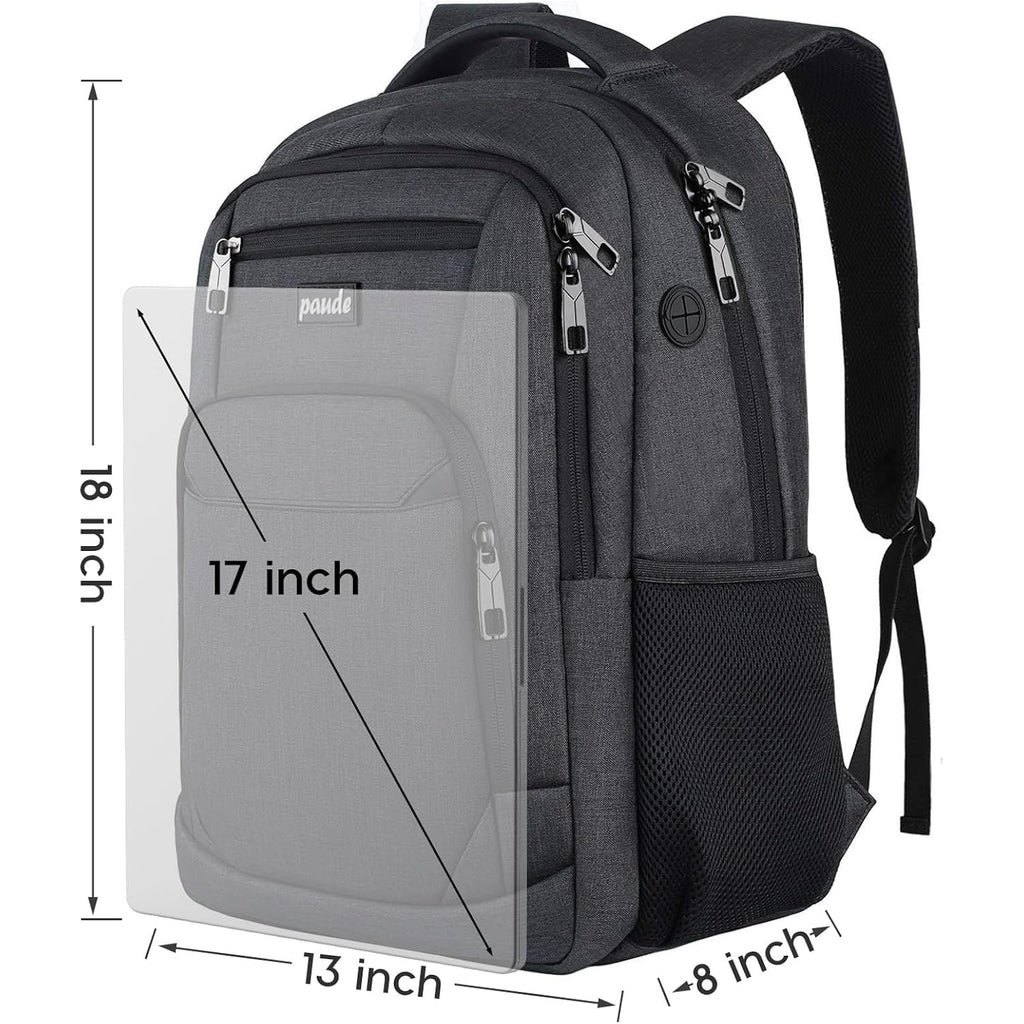 Paude Backpack For Men And Women,School Backpack For Teens,15.6 Inch Laptop Backpack With Usb Charging Port For Business College Travel