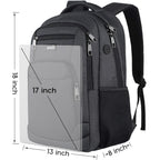 Paude Backpack For Men And Women,School Backpack For Teens,15.6 Inch Laptop Backpack With Usb Charging Port For Business College Travel